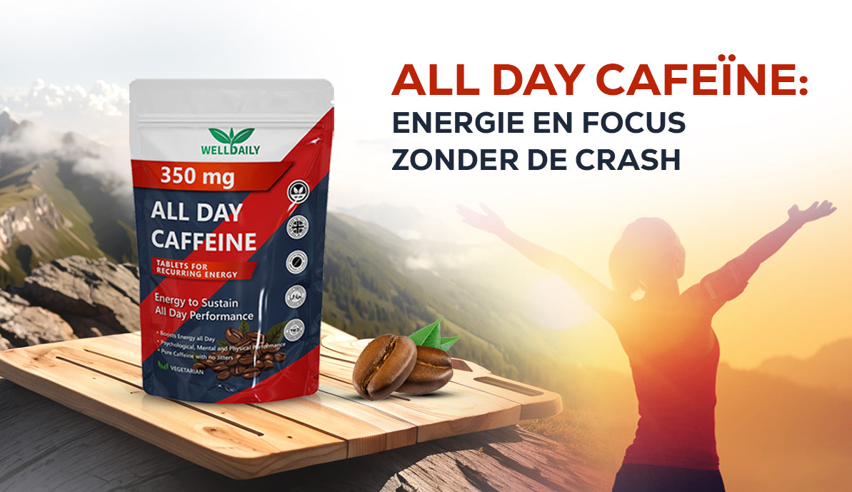 ALL Day Cafeïne: Energie en Focus Zonder de Crash